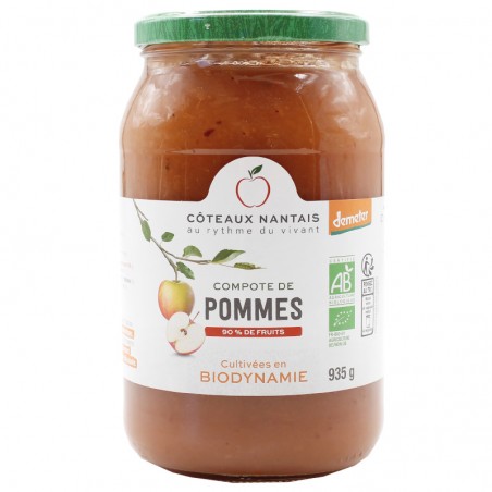 Compote De Pommes Bio Demeter G C Teaux Nantais