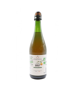 Cidre brut Bio - 75 cL des Côteaux Nantais, élaborés avec des pommes à couteaux et à cidre