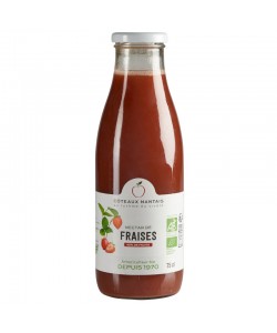 Nectar de fraises Bio - 75 cL des Coteaux nantais, issus de fruits 100 % bio de fraises